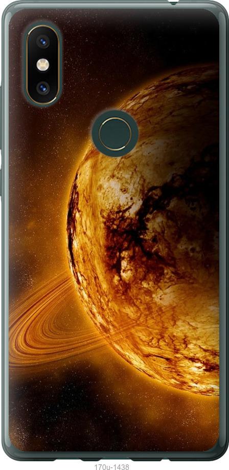 

Чехол на Xiaomi Mi Mix 2s Жёлтый Сатурн