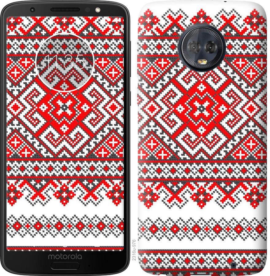 

Чохол на Motorola Moto G6 Plus Вишиванка