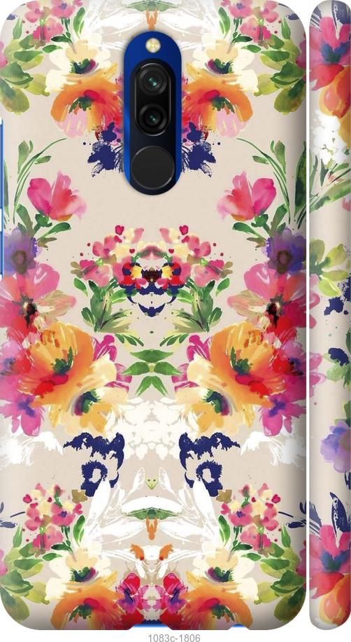 Чехол на Xiaomi Redmi 8 Цветочный узор