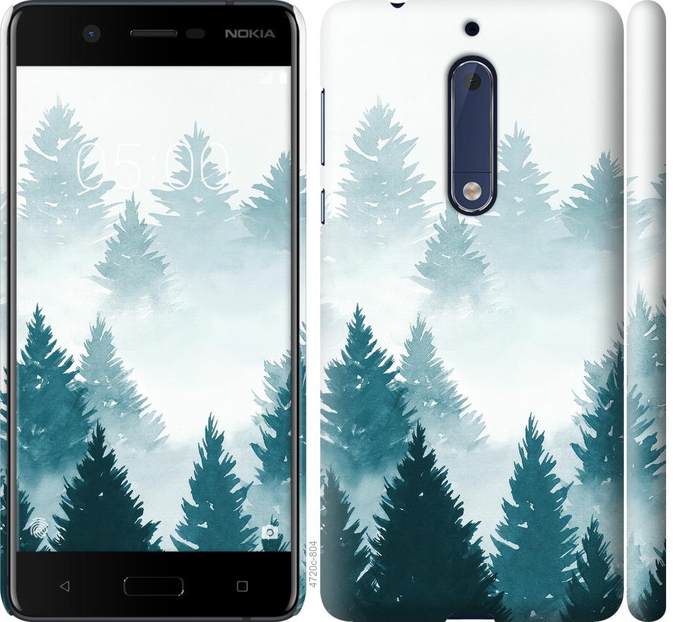 

Чохол на Nokia 5 Акварельні Ялинки