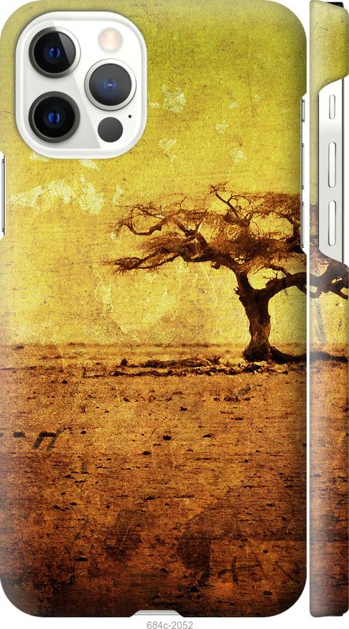 Чехол на iPhone 12 Pro Гранжевое дерево