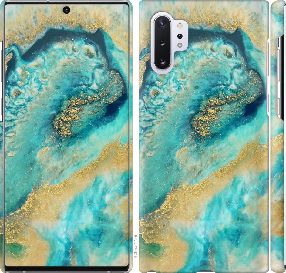 

Чохол на Samsung Galaxy Note 10 Plus Green marble
