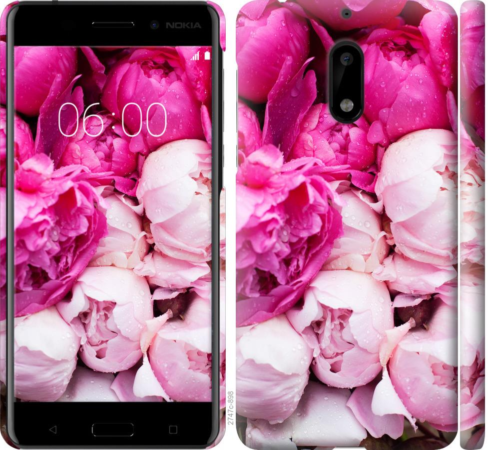 

Чохол на Nokia 6 Рожеві півонії