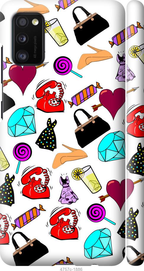 Чехол на Samsung Galaxy A41 A415F stickers