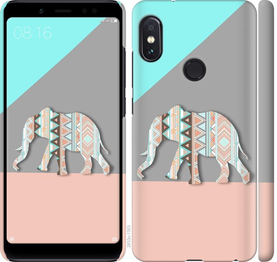 

Чохол на Xiaomi Redmi Note 5 Pro Візерунчастий слон