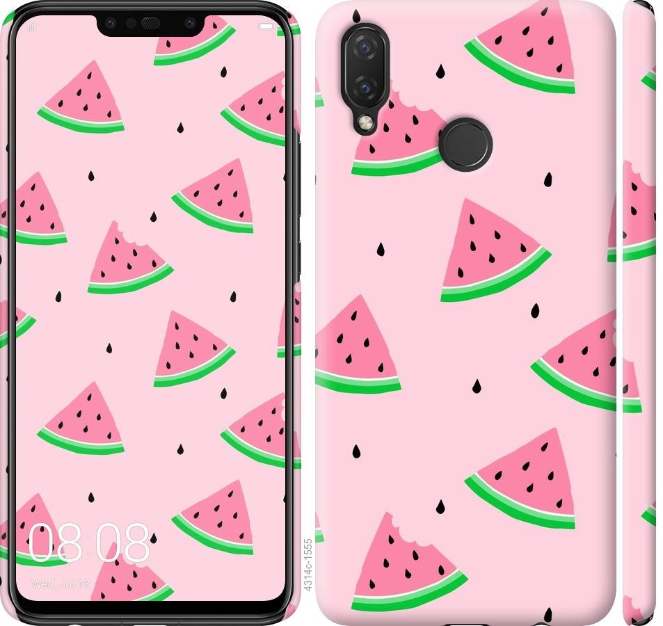 

Чехол на Huawei P Smart Plus Розовый арбуз