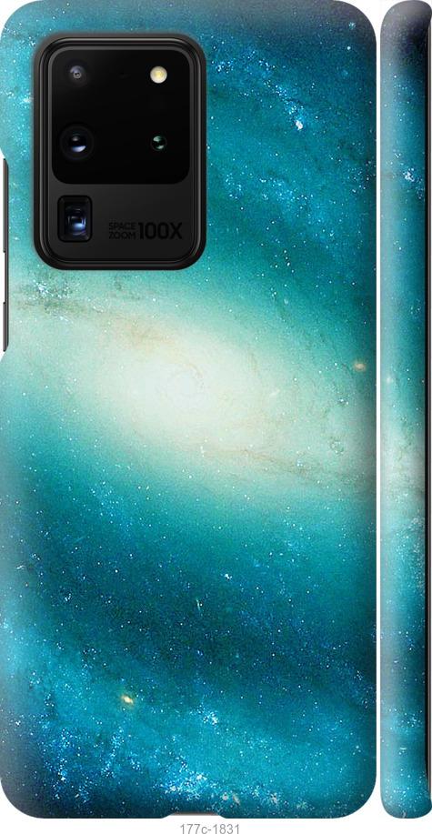 Чехол на Samsung Galaxy S20 Ultra Голубая галактика