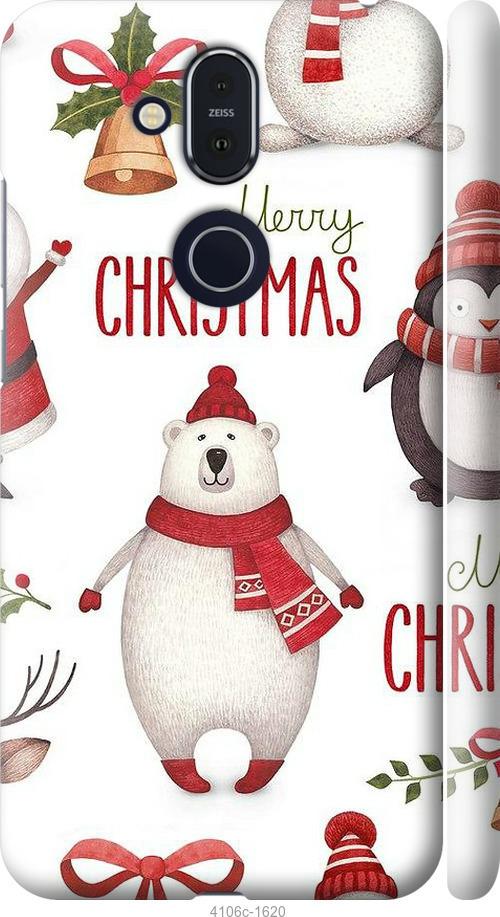 

Чехол на Nokia 8.1 Merry Christmas