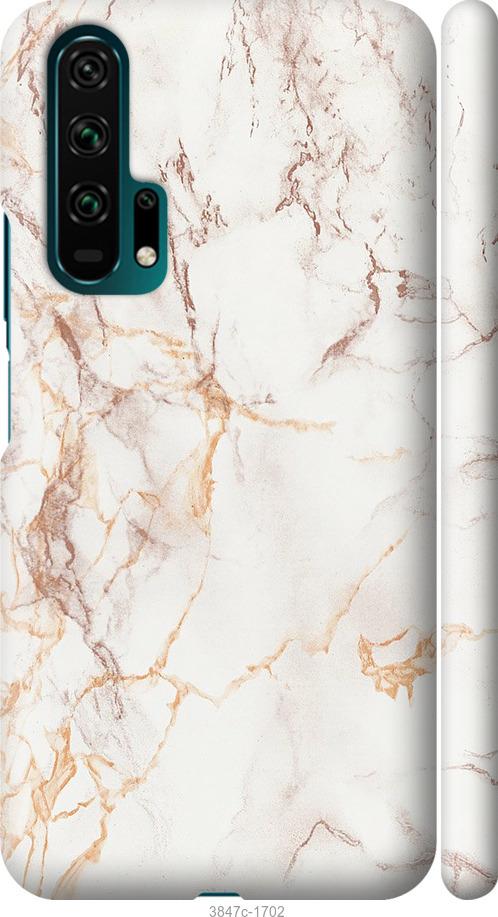 

Чехол на Huawei Honor 20 Pro Белый мрамор
