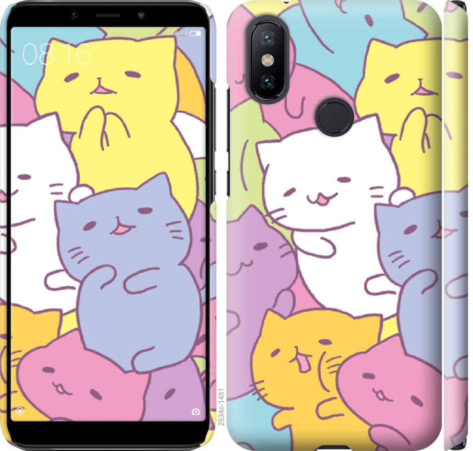 

Чехол на Xiaomi Mi A2 Котики