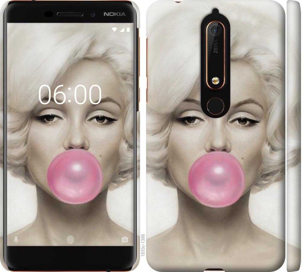 

Чехол на Nokia 6 2018 Мэрлин Монро