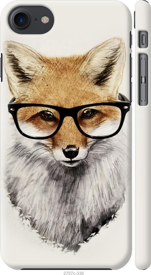 

Чехол на iPhone SE 2020 Лис в очках