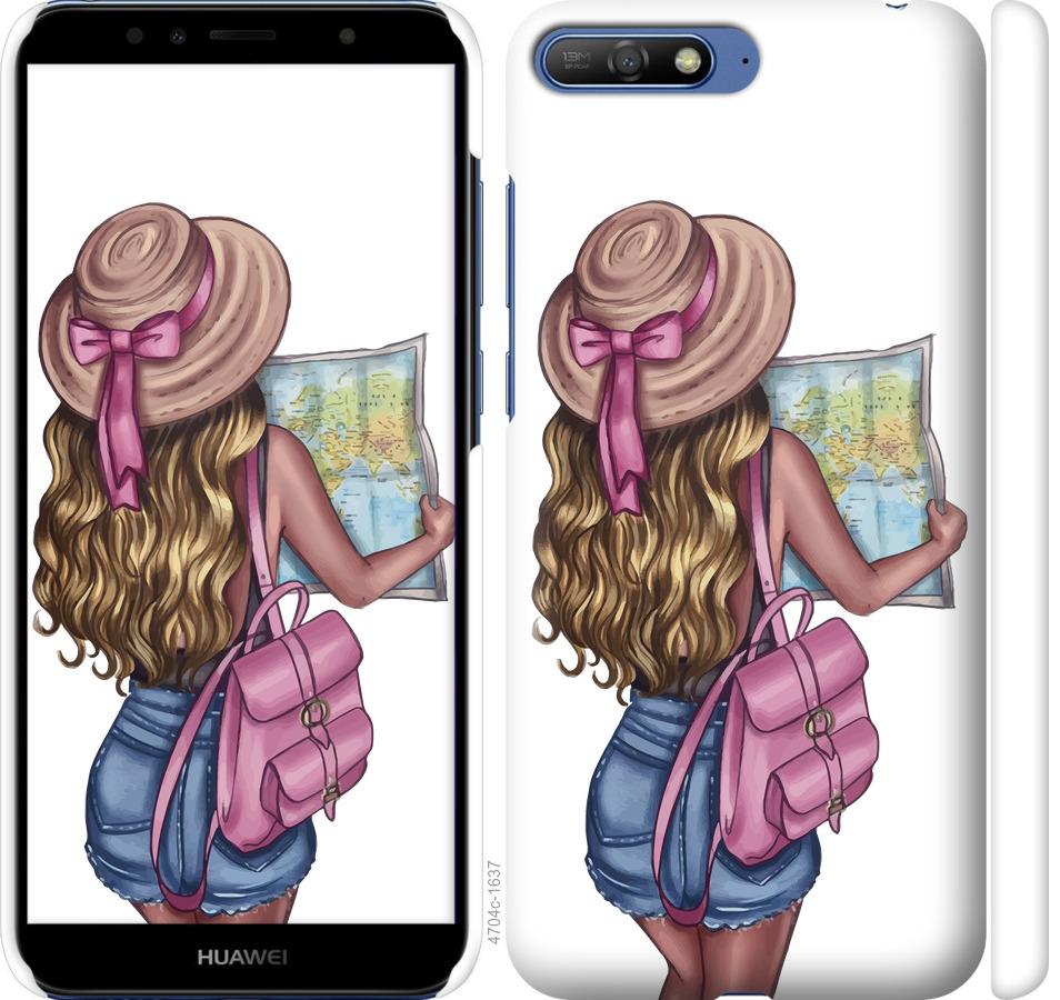 

Чохол на Huawei Y6 2018 Дівчина з картою