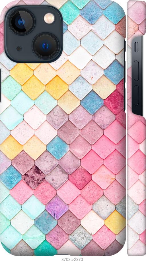 

Чехол на iPhone 13 Mini Красочная черепица