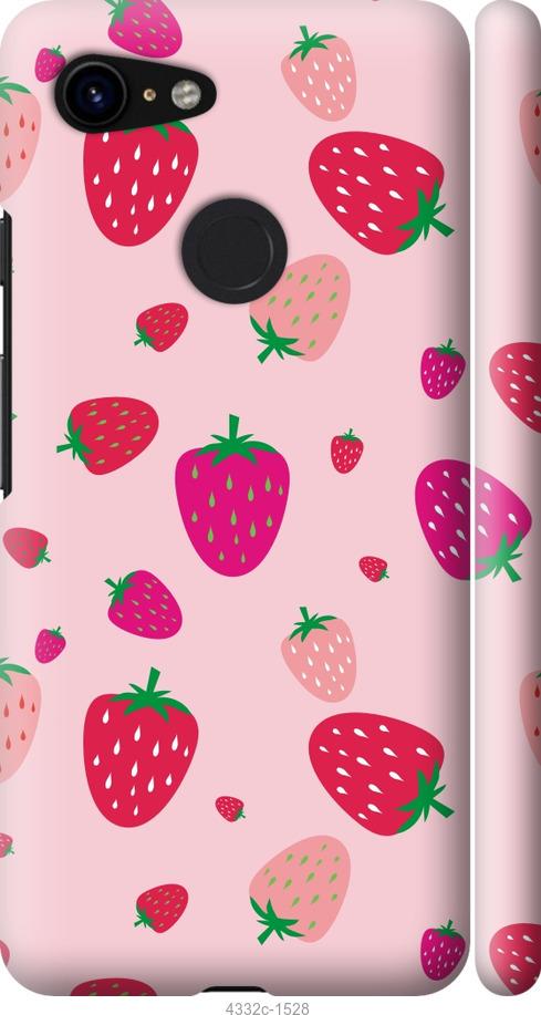 

Чехол на Google Pixel 3 Клубнички