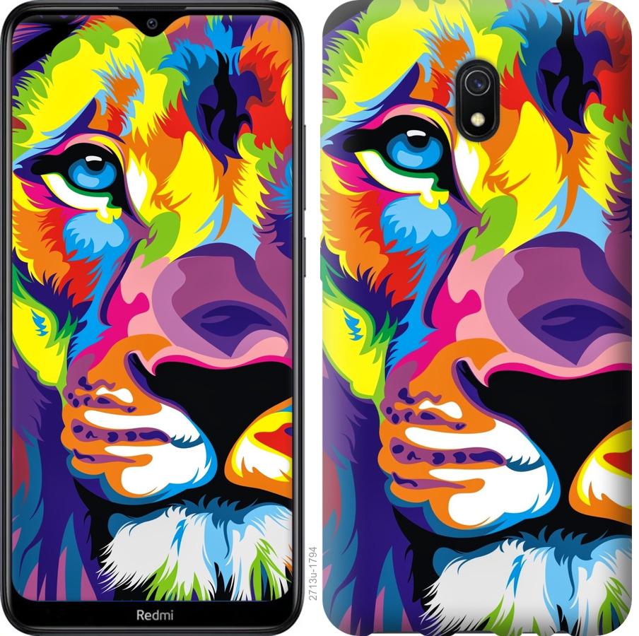 

Чохол на Xiaomi Redmi 8A Різнобарвний лев