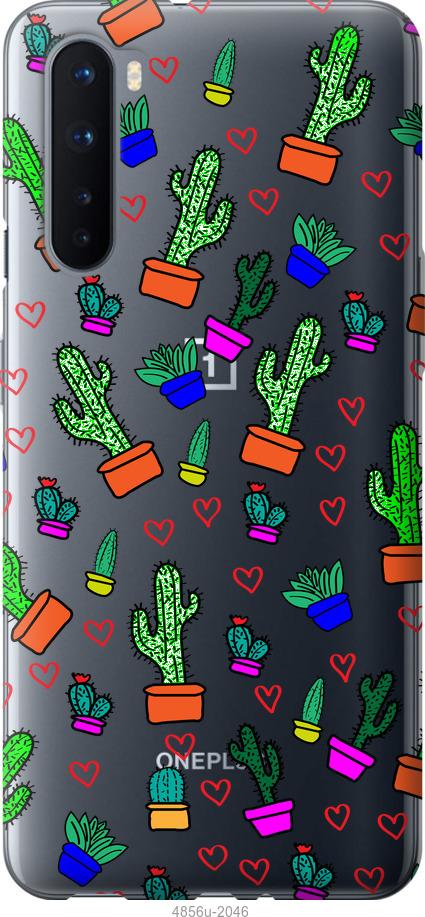 

Чохол на OnePlus Nord Кактуси 4