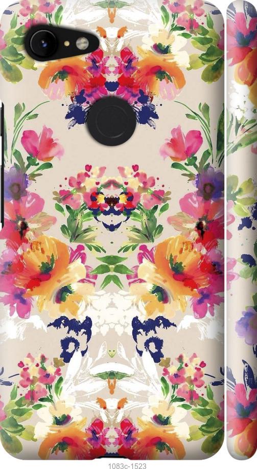 

Чехол на Google Pixel 3 XL Цветочный узор