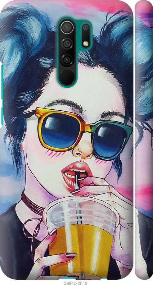 

Чехол на Xiaomi Redmi 9 Арт-девушка в очках
