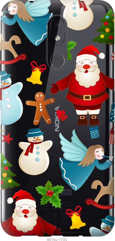 

Чехол на Nokia 3.2 Новогодний 1