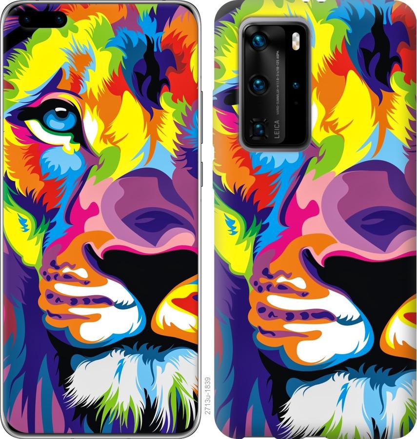 

Чохол на Huawei P40 Pro Різнобарвний лев