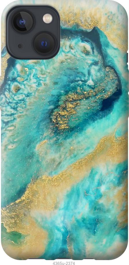 

Чохол на iPhone 13 Green marble