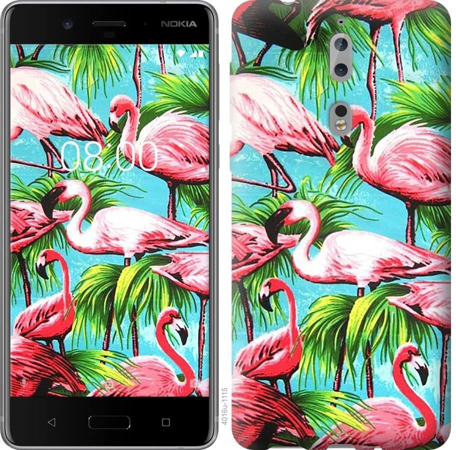 

Чехол на Nokia 8 Tropical background