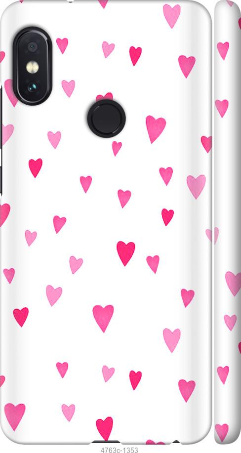 Чехол на Xiaomi Redmi Note 5 Сердечки 2