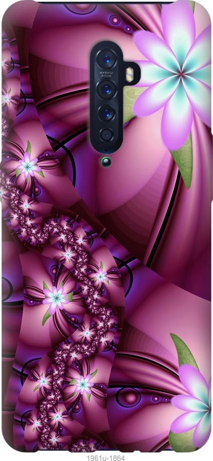 

Чехол на Oppo Reno 2 Цветочная мозаика