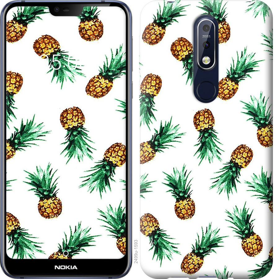 

Чохол на Nokia 7.1 ананас