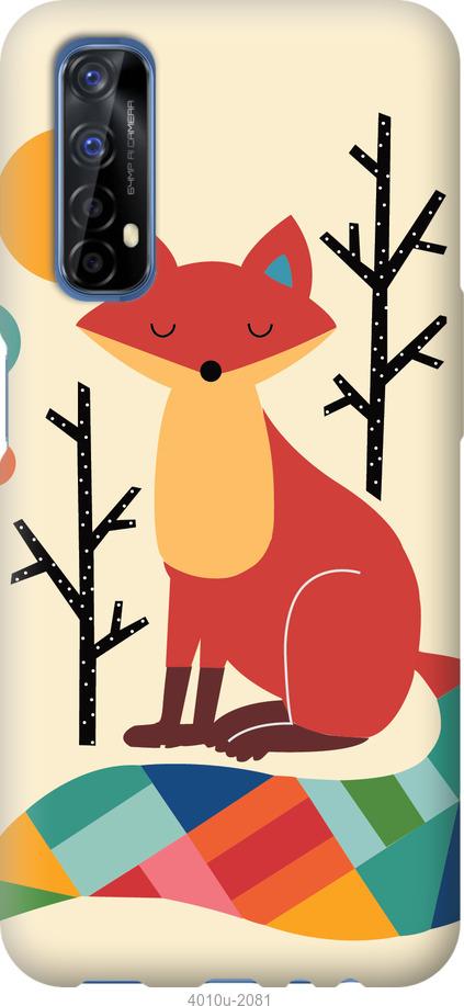 

Чехол на Realme 7 Rainbow fox