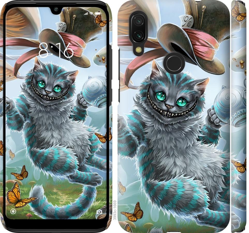Чехол на Xiaomi Redmi 7 Чеширский кот 2