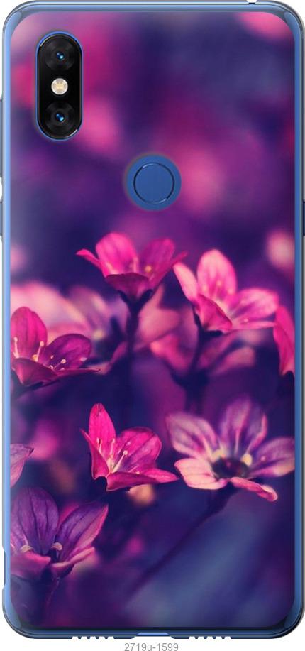 

Чехол на Xiaomi Mi Mix 3 Пурпурные цветы