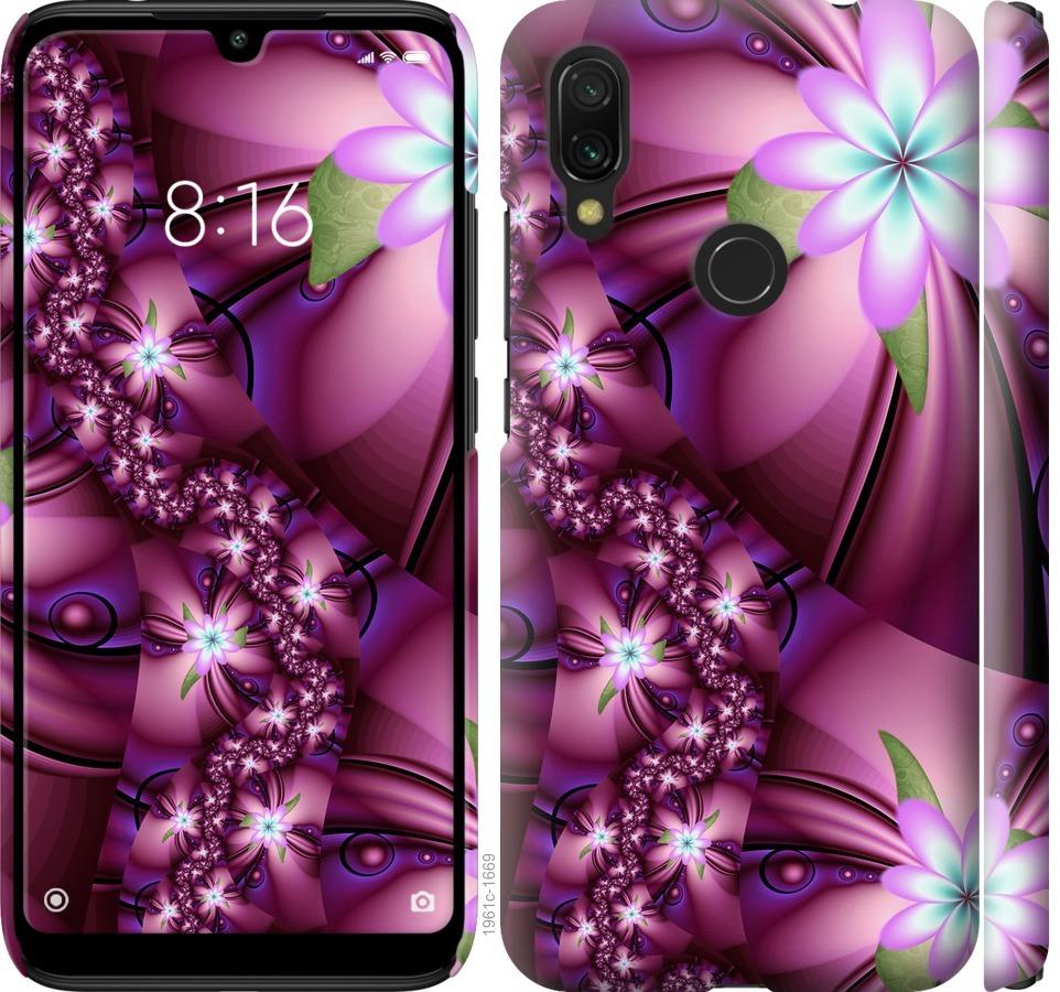 

Чехол на Xiaomi Redmi 7 Цветочная мозаика