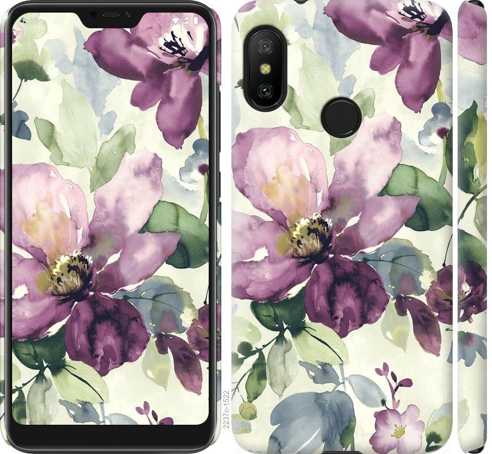 

Чохол на Xiaomi Mi A2 Lite Квіти аквареллю
