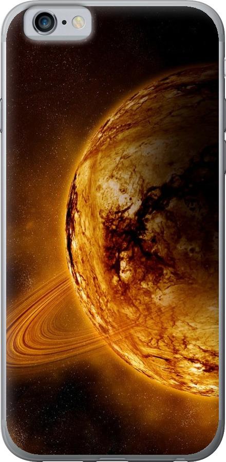 Чехол на iPhone 6s Жёлтый Сатурн