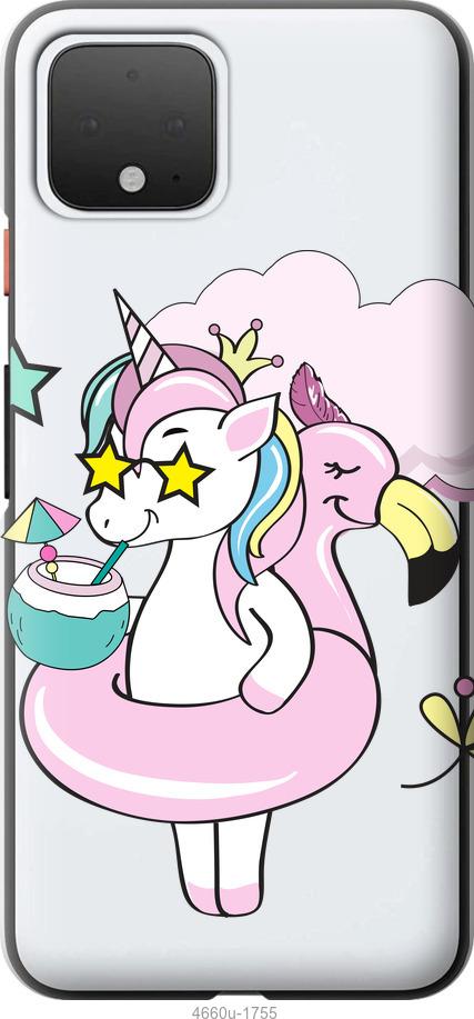 

Чехол на Google Pixel 4 Crown Unicorn