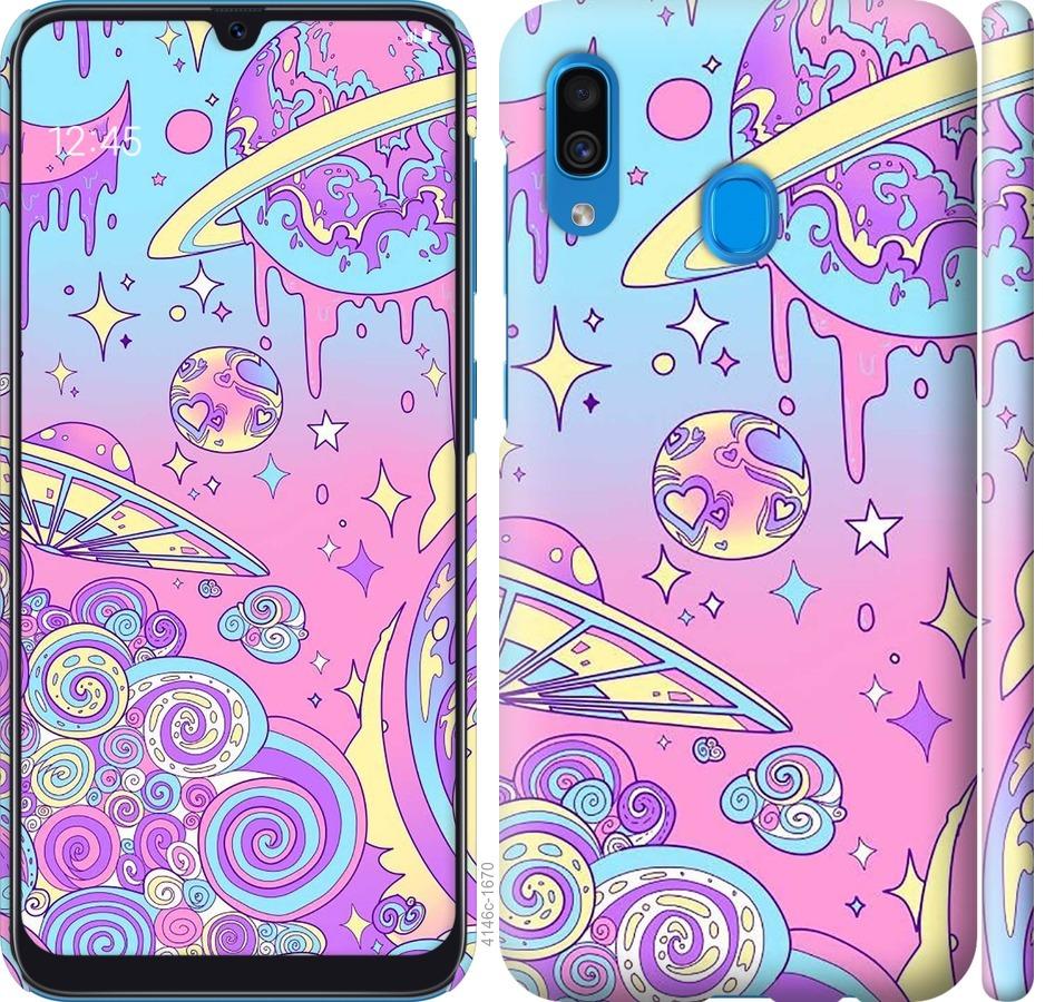 

Чохол на Samsung Galaxy A30 2019 A305F Рожева галактика