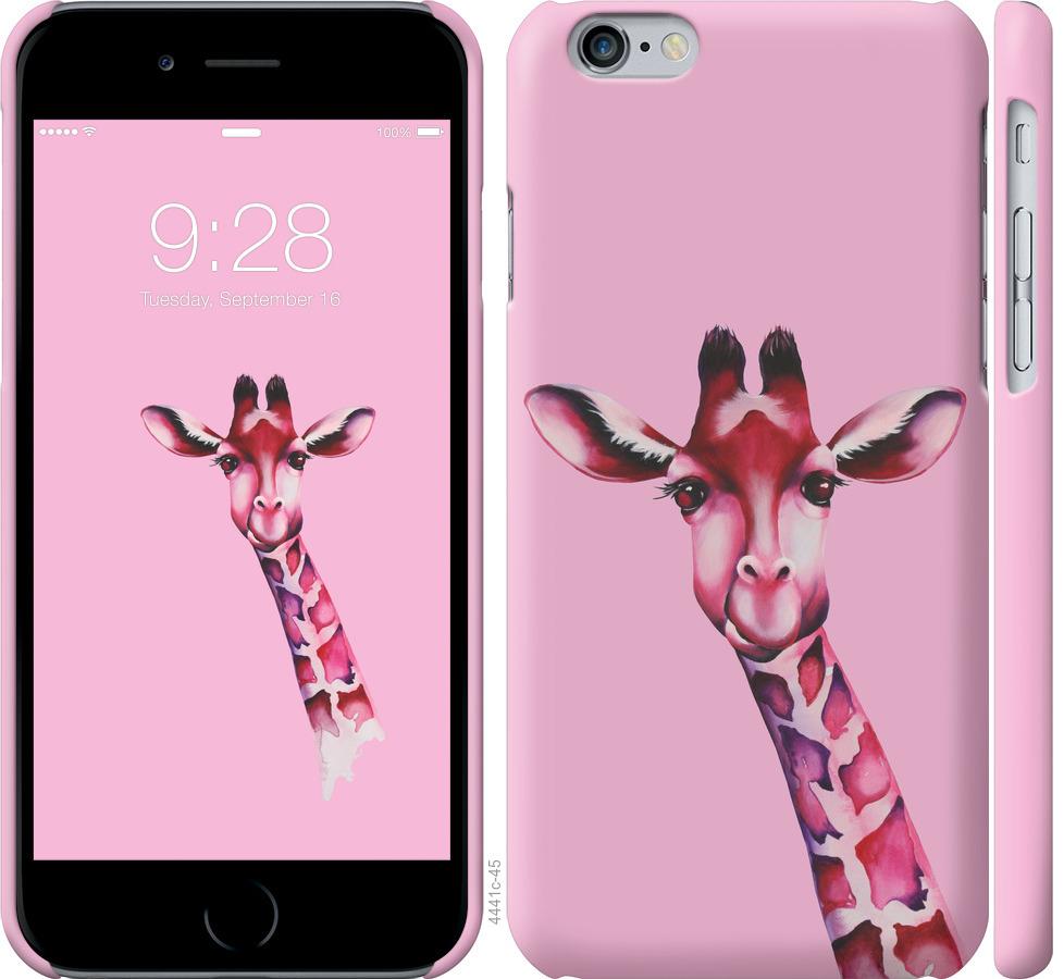 Чохол на iPhone 6s Рожева жирафа