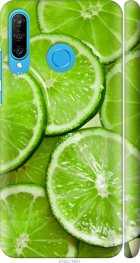 

Чехол на Huawei P30 Lite Лайм