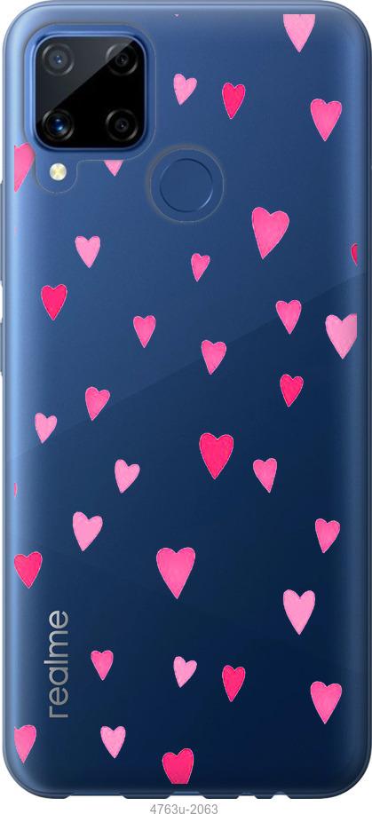

Чохол на Realme C15 Серця 2