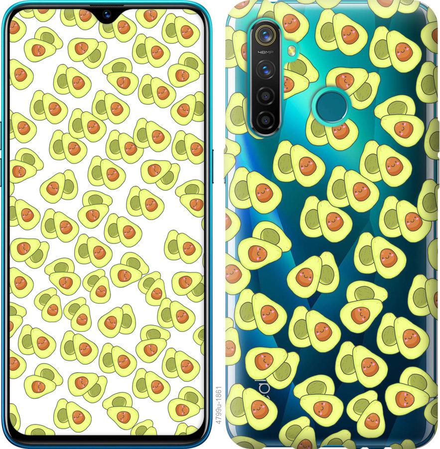 

Чохол на Realme 5 Pro Веселі авокадо