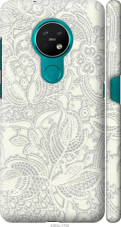 

Чехол на Nokia 7.2 Белое кружево