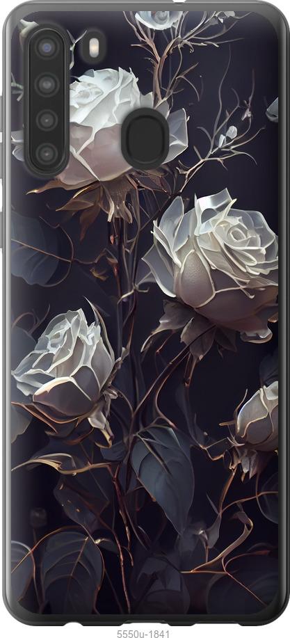 Чехол на Samsung Galaxy A21 Розы 2