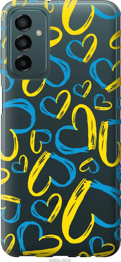 Чехол на Samsung Galaxy M13 M135 Сердца UA