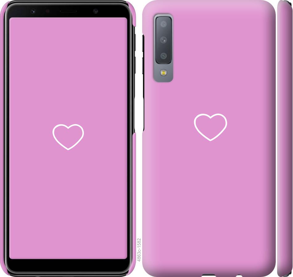 Чохол на Samsung Galaxy A7 (2018) A750F серце 2