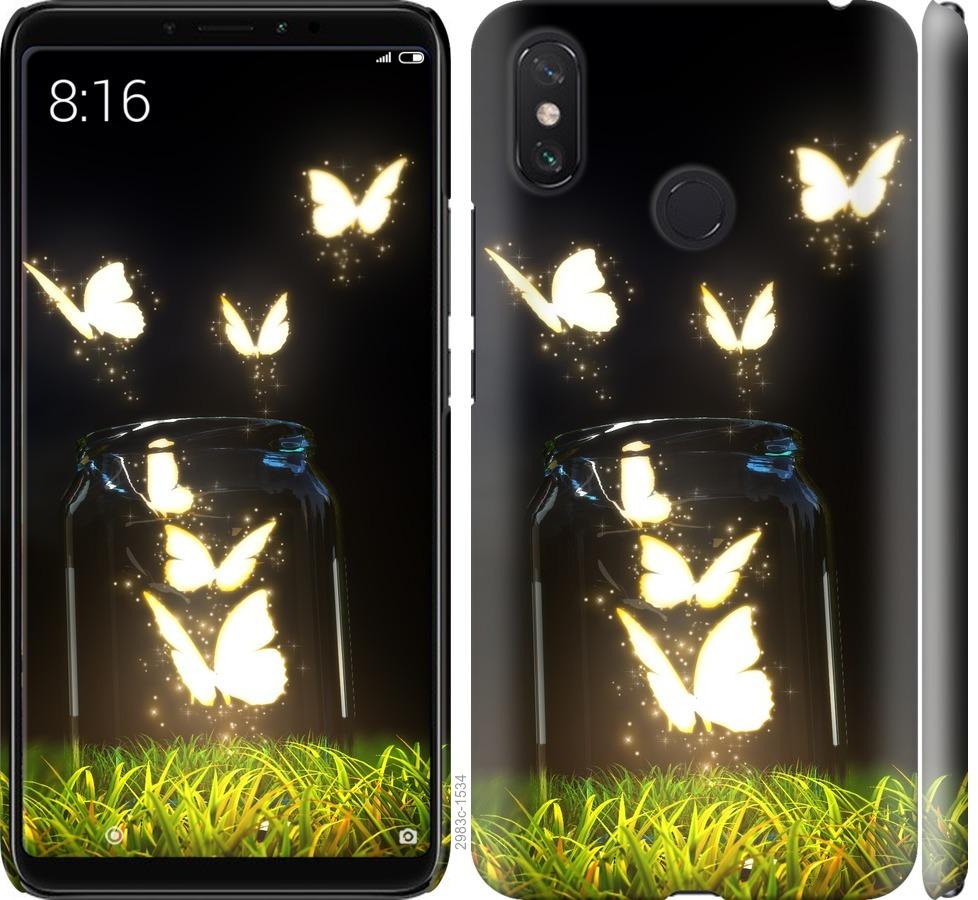 

Чохол на Xiaomi Mi Max 3 Сяючі метелики