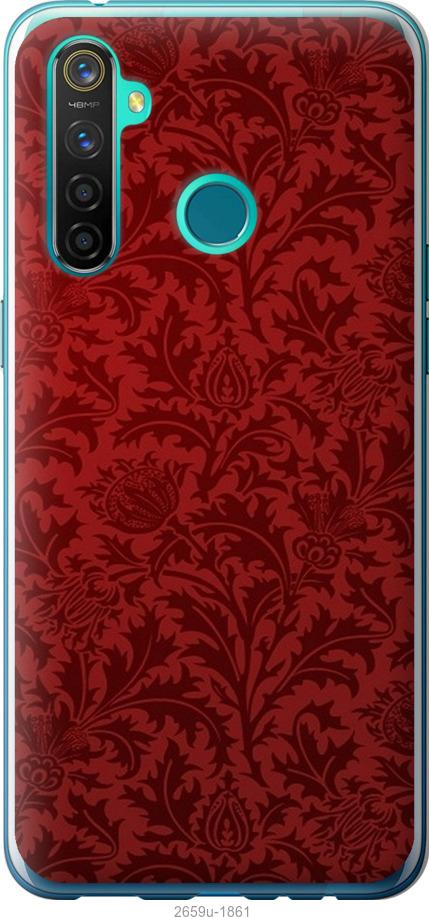

Чехол на Realme 5 Pro Чехол цвета бордо