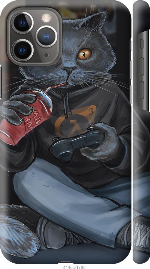 

Чехол на iPhone 11 Pro gamer cat