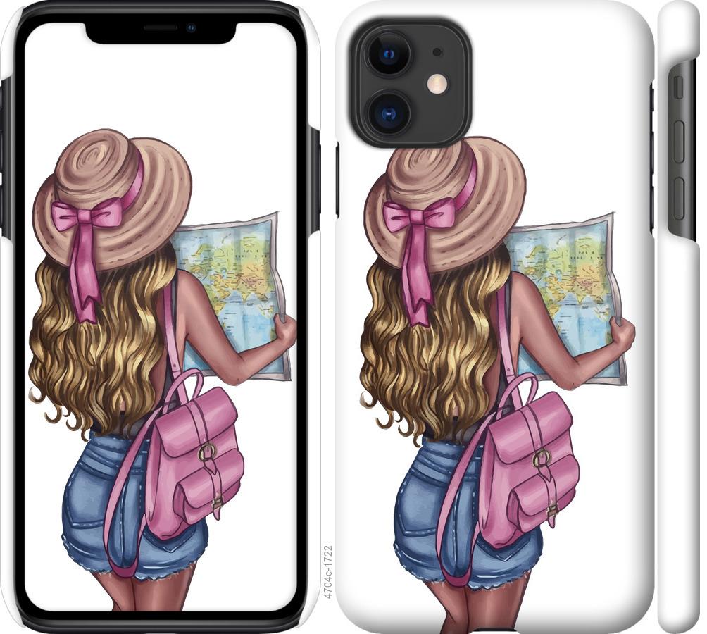 

Чохол на iPhone 11 Дівчина з картою